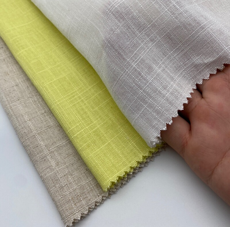 12 linen viscose slub man cotton linen texture linen blended fabric factory spot wholesale spring and summer linen