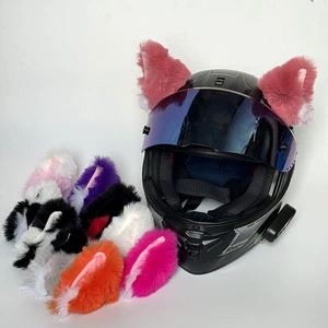 Cat Ear Helmet Electric Bike Ski Helmet Motorcycle Helmet Accessories