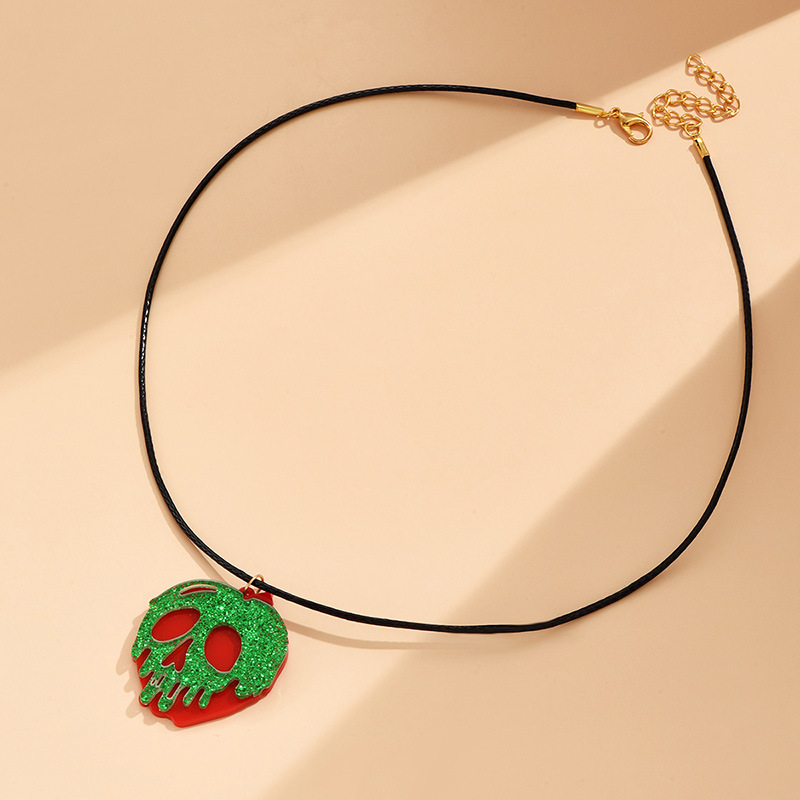 Simple Style Skull Resin Womenu0027S Necklace