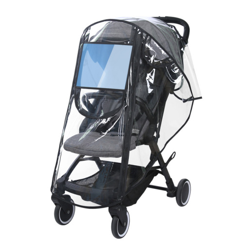 Universal stroller rain cover, windproof, rainproof, smog-proof, baby stroller rain cover, umbrella stroller raincoat cover accessories