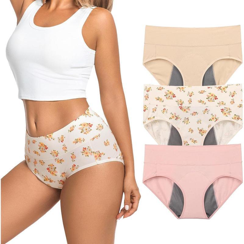 Q4514 Dropshipping Aliexpress Amazon Cross-Border New Women's Incontinence Panties Quick Drying Postpartum Protection