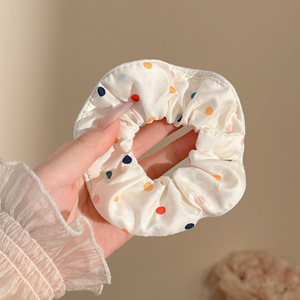 Anillo de cabello perezoso coreano cuerda de cabeza intestino grande niñas de alto nivel de la sensación de cabello de alta elasticidad correa de cabello de cabello super grande