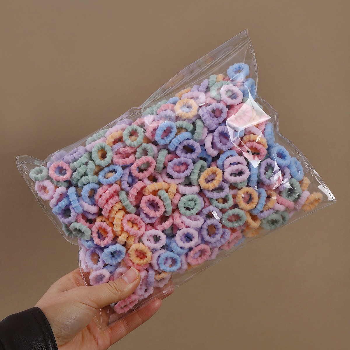 Anillo de cabello de color caramelo para niños no daña banda de goma de cabello 2026 nueva niña atada cabello de cabello de cabello de niña