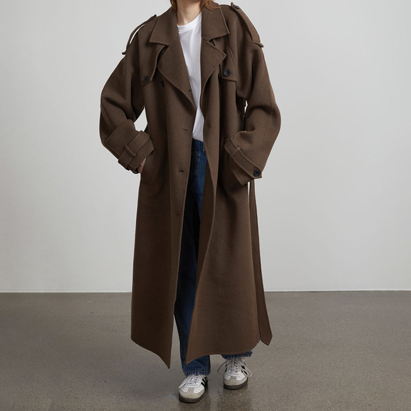 Polyester Long Coat Image 5