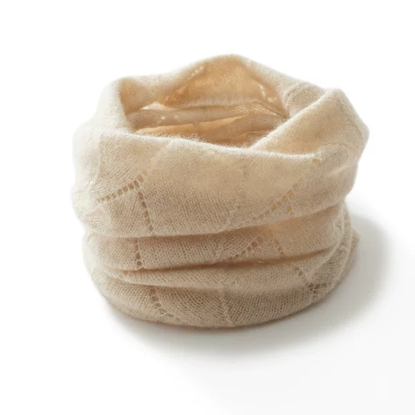 2025 Autumn and Winter Cashmere Neck Scarf Cashmere Pullover Scarf Single Knitted Neck Protector Fake Collar