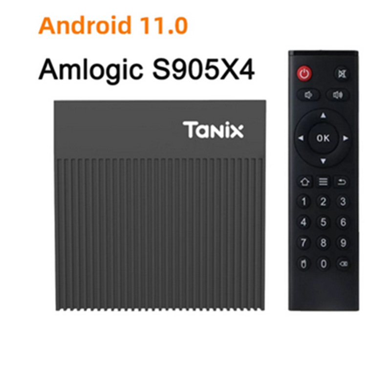 TANIX X4 机顶盒 S905X4 双频WIFI 蓝牙 4G/32G 安卓11 8K高清