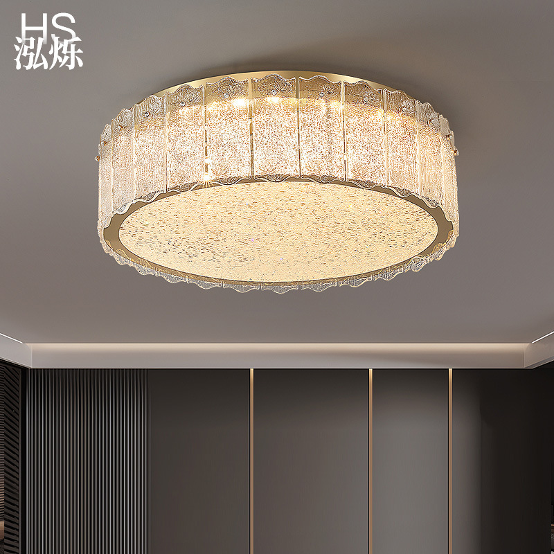 Light Luxury Bedroom Ceiling Lamp 2026 New Model High-End Atmospheric Room Lamp Full Spectrum Eye Protection Master Bedroom Lamp Zhongshan Lighting Fixtures