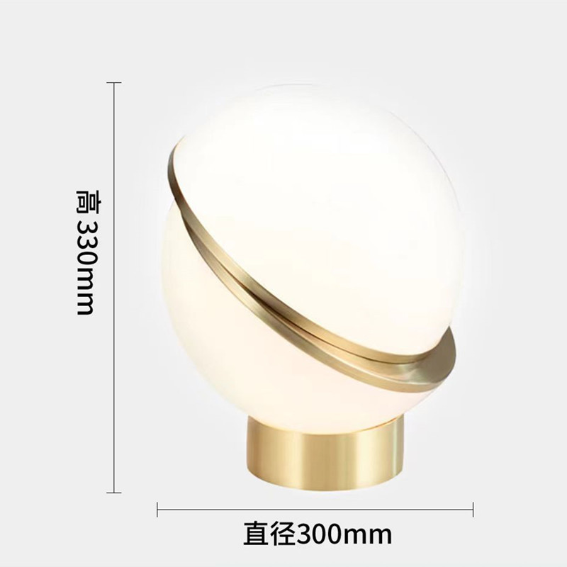 Lámpara de mesa de estudio creativa minimalista posmoderna de fábrica, modelo de diseñador de lujo ligero, lámpara de mesa de decoración de oficina