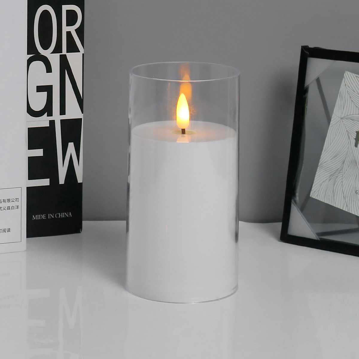 총알 흰색 투명 7.5*15