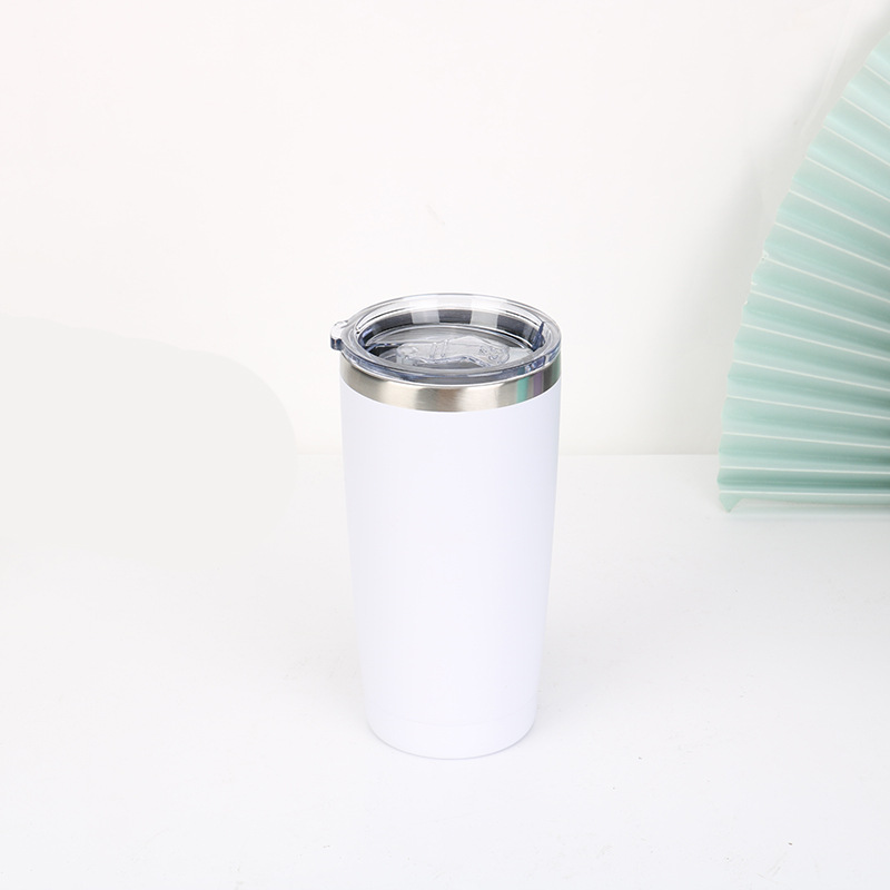 Europeo y americano especial 20oz ventosa doble taza de acero inoxidable taza de helado impreso logotipo en stock al por mayor