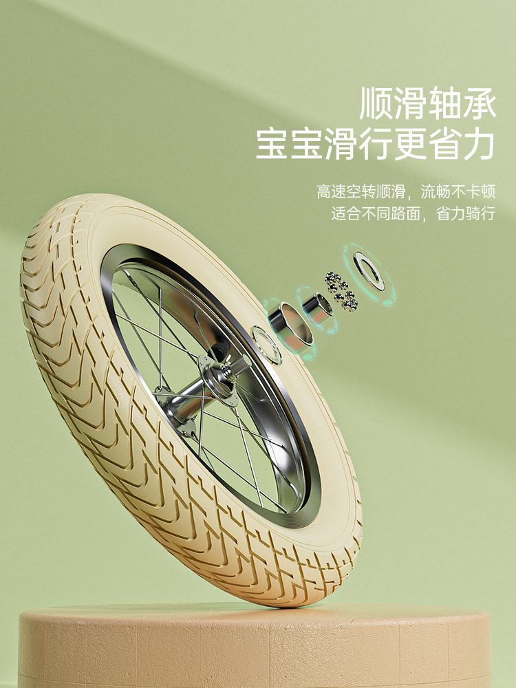 Bicicleta Sin pedal del coche del equilibrio de los niños del comercio exterior 1-3 años 6 niños