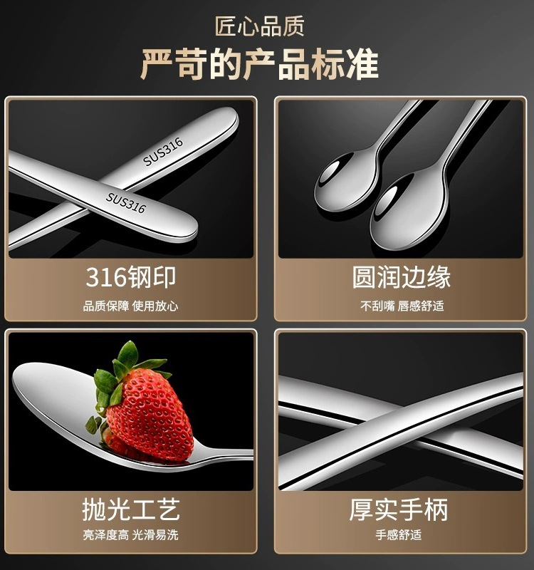 316 cuchillos y tenedores cucharas de acero inoxidable estilo europeo set de cubiertos de carne cuchillos y tenedores de cubiertos domésticos otros
