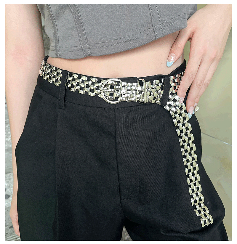 125g Weight Waist Chain Classification 1 Piece Quantity Holiday, Daily Occasion Alloy Material Geometric Pattern All Seasons Season Women's Gender Classic Style Style Classic Style Geometric Alloy Women's Chain Belts 2
