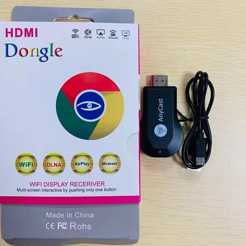 [Фабричное беспроводное устройство зеркального отображения экрана Anycastdongle для TV HDMI M9PLUS M48 устройство трансляции с телефона M12]