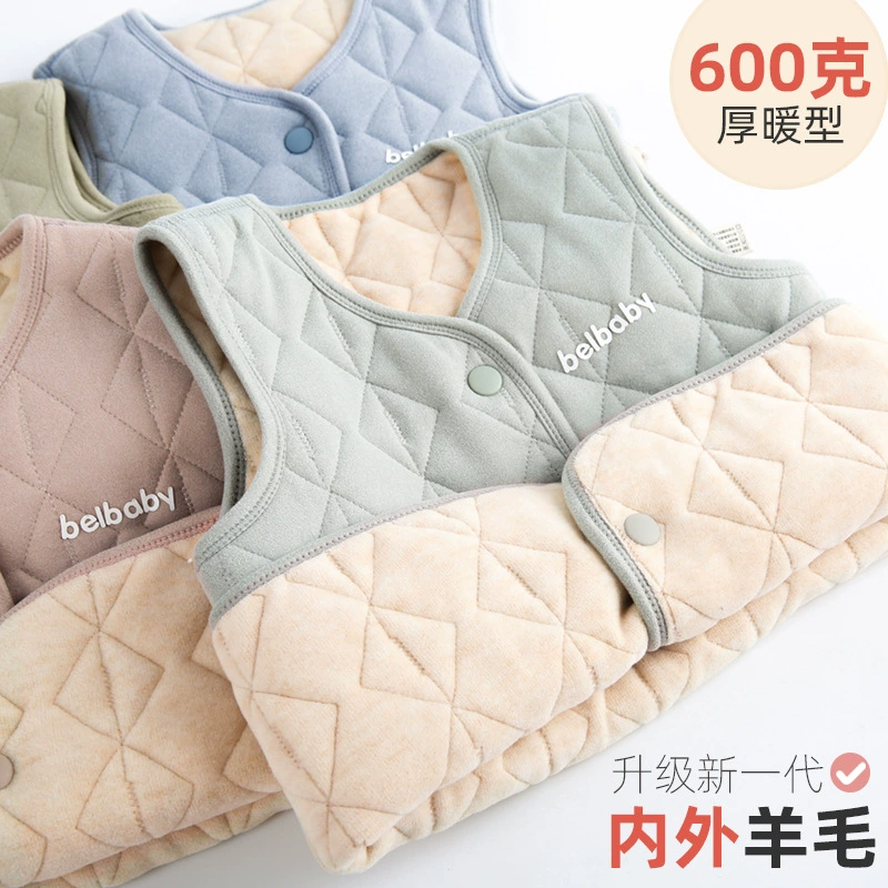 Детские шерстяные жилеты для мальчиков