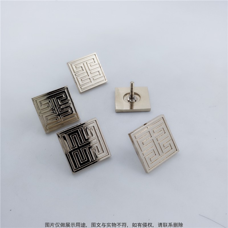 制造商机器铭牌 拉丝工艺机械配件标识牌 攻丝打孔螺丝品牌标志