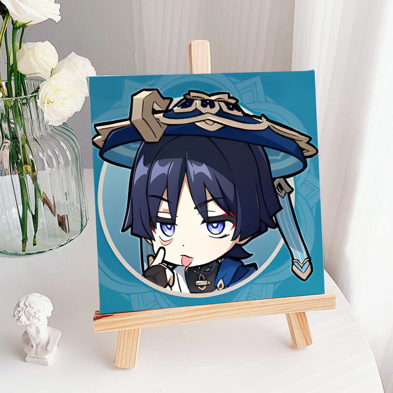 LA355 / 20*20cm バックボード + ペイント + ブラシ