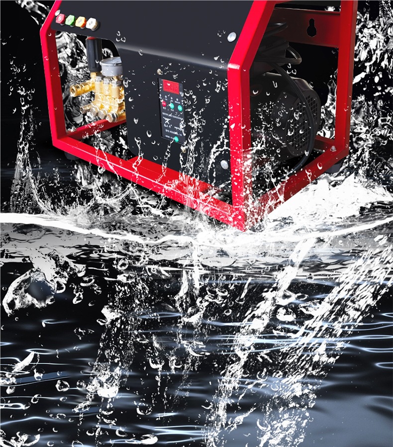 Wall-Mounted Car Washing Machine Industrial and Commercial 220V High-Pressure Water Gun 380V Farm Car Wash Shop High-Power Cleaning Machine