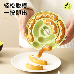 ソーセージの鋳型の赤ちゃんの補助食は高温蒸し餅の肉腸の円形のシリカゲルのソーセージの鋳型のメーカーの卸売りを蒸します。