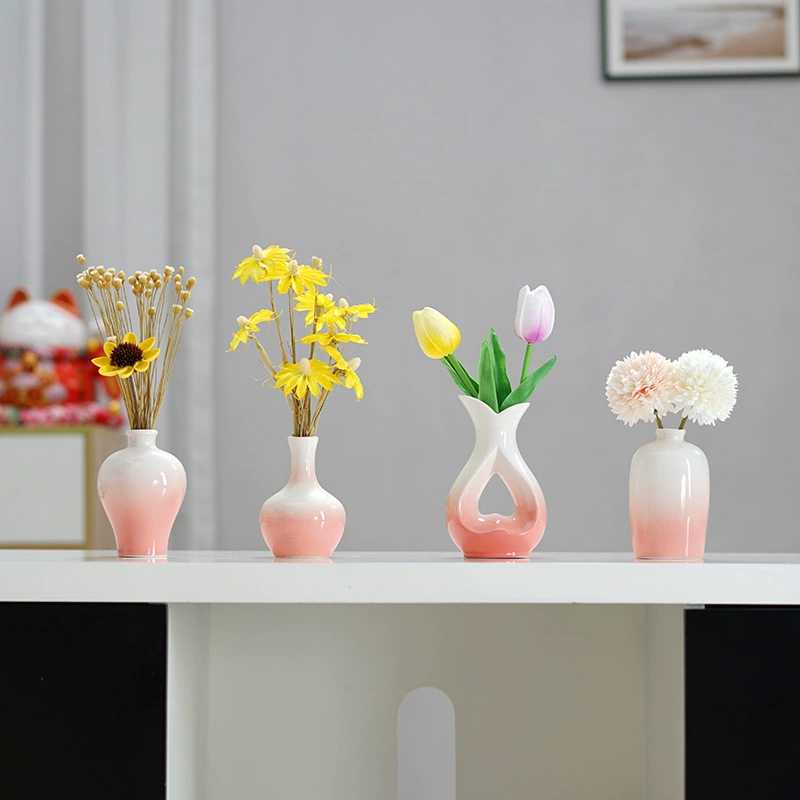 Трансграничные ins керамические вазы маленькие цветочные вставки простой современный офис настольная ваза гидропонные растения горшки с сухими цветами