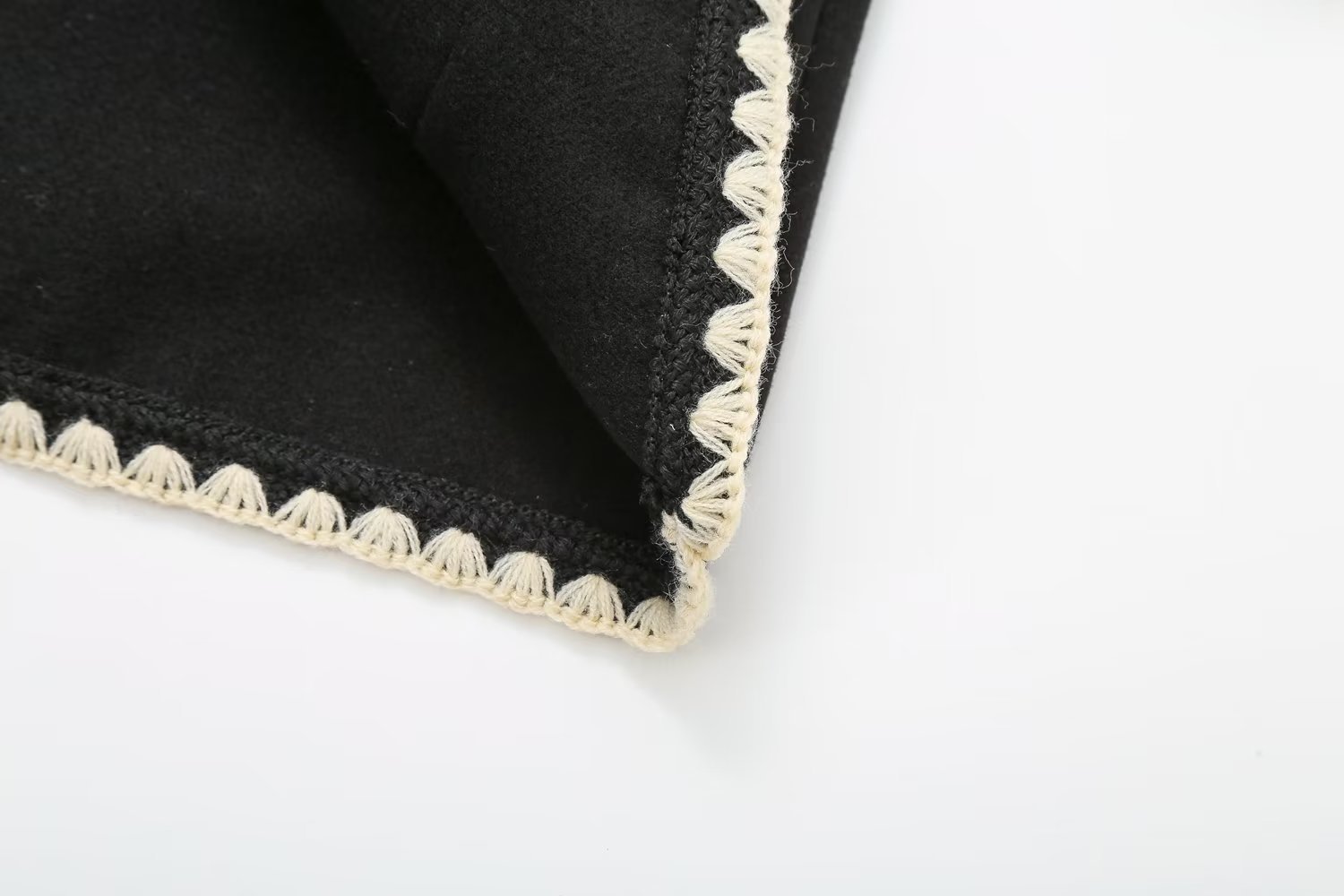 Abbigliamento donna autunno piccolo profumo stile contrasto colore temperamento casual con sciarpa cappotto giacca di lana bifacciale_voghion.com