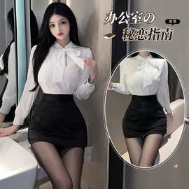 性感ol女秘书诱惑情趣睡衣透明调情内衣激情套装制服大码衣服2516