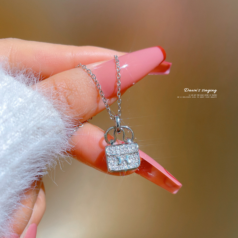 Luxury Micro Diamond Necklace With Transfer Beads For Women_voghion.com