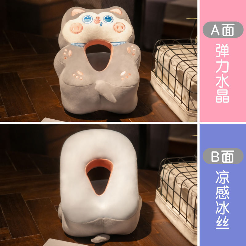 회색 강아지 [낮잠베개]