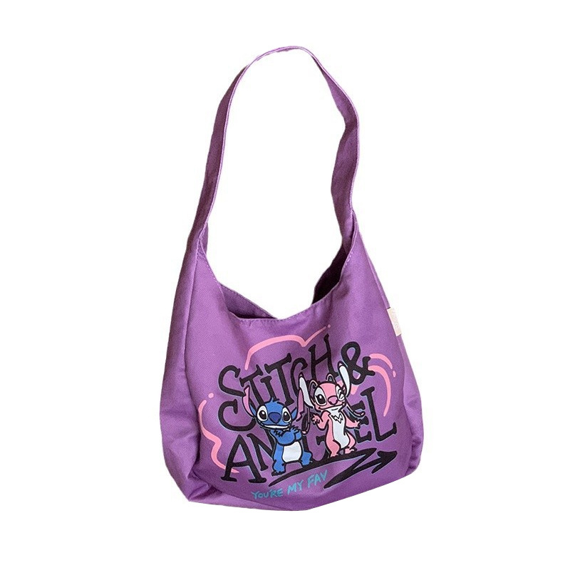 Bolsa de mano de gran capacidad, bolso de mano, bolso de hombro portátil, estilo coreano de perro salchicha encantador de dibujos animados.