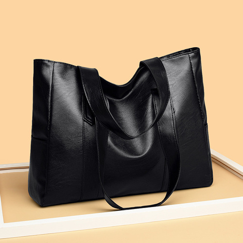 Women's 2025 Large Capacity Tote Bag with High-End Style, Trendy and Stylish, Versatile for Commuting, Handheld or Single Shoulder Large Bag