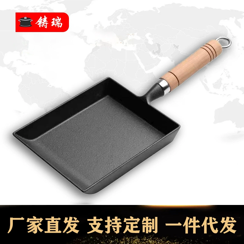 Чугунная нефритовая сковорода Японский яичный рулет