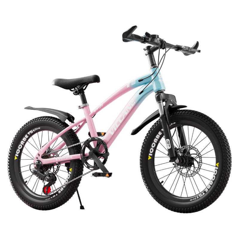 Bicicletas para niños de 6 - 12 años de edad, niños de 20 pulgadas con bicicleta de montaña de velocidad variable