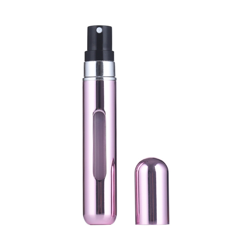 Los fabricantes suministran botella de perfume portátil de llenado inferior de 8ml en stock botella secundaria de perfume de viaje al por mayor