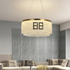 Crystal pendant, ceiling lamp for living room, creative modern lights, simple and elegant design, internet celebrity, light luxury style