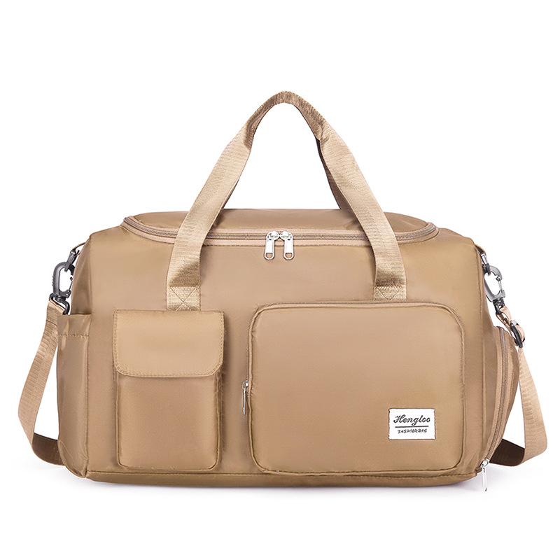 Bolsa de fitness portátil de gran capacidad transfronteriza hombro almacén de zapatos independiente bolsa de viaje de yoga bolsa de deporte de viaje de corta distancia al por mayor