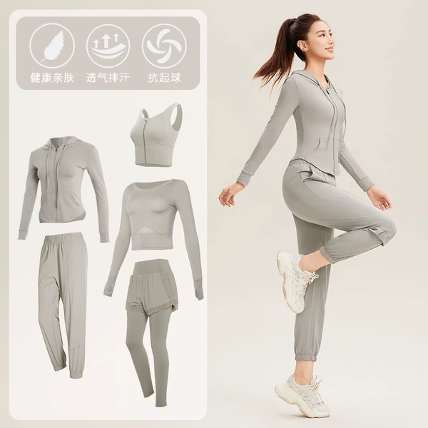 Khaki long-sleeve, set
