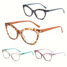 V 16132 Trendy Cat Eye Flat Lens Frame ײɫè���۾� �羳����