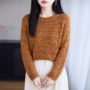长袖跨境显瘦圆领毛衣