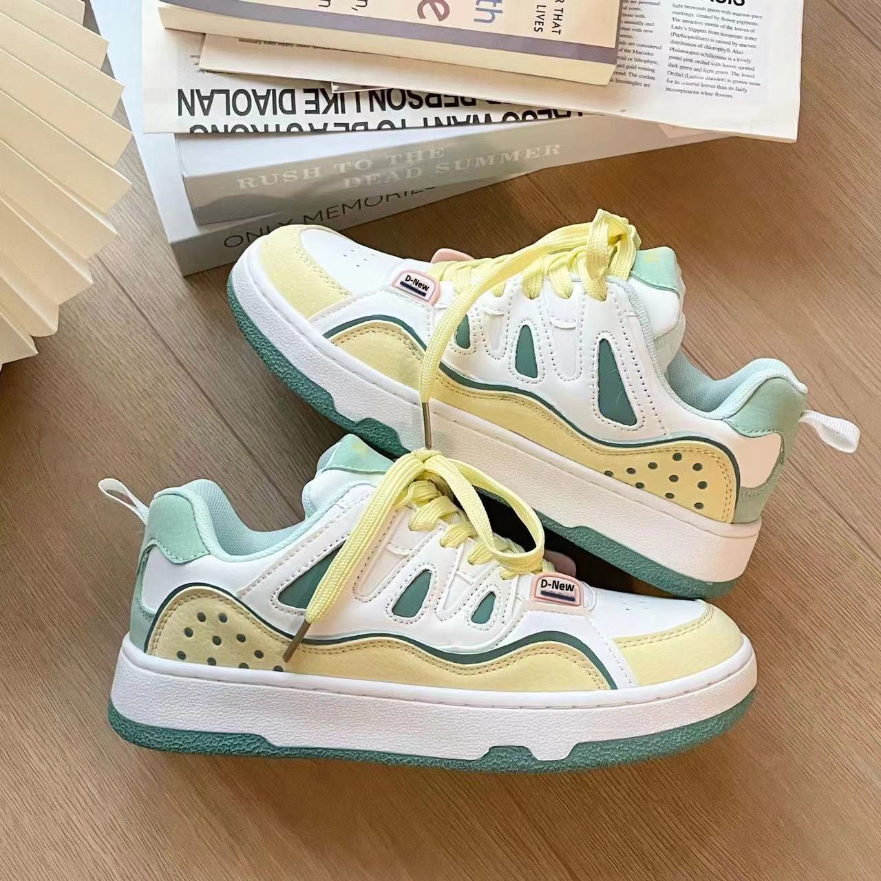 Tendencia nacional ins pareja retro zapatos de entrenamiento alemán estudiante fiesta color contraste deportes casuales zapatos de skate zapatos ligeros de otoño e invierno para hombres