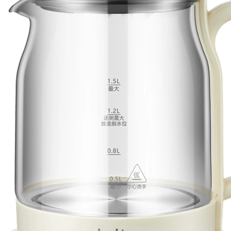 Чайник-заварник Zoe health pot L-GL9436C, 1.5 л, бытовой многофункциональный чайник, подарок