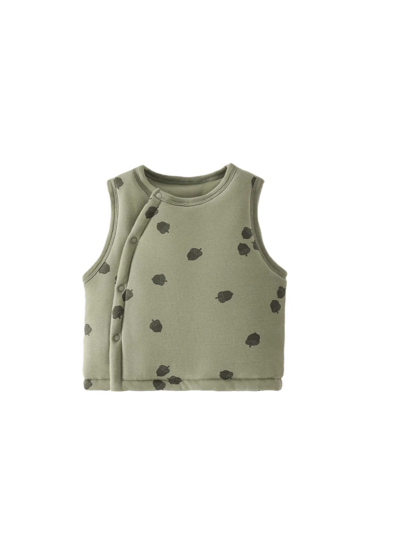 Chaleco infantil otoño invierno ropa de bebé de algodón para niños hombros para niñas chaleco caliente para bebés