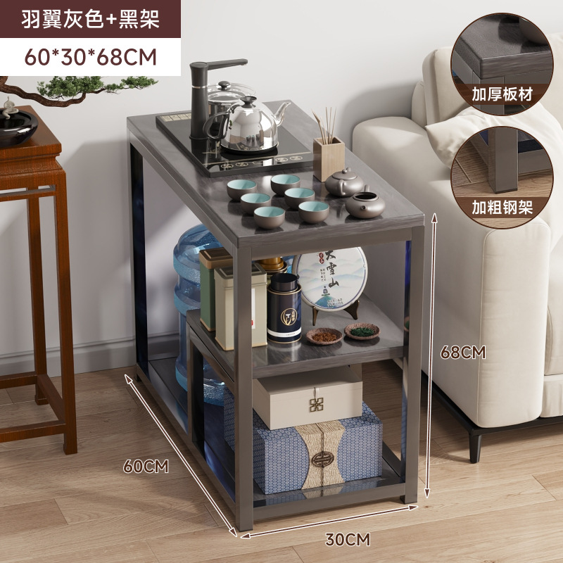[수출 볼드 업그레이드] 60*30*68cm 윙 그레이 + 카본 스틸 블랙 프레임