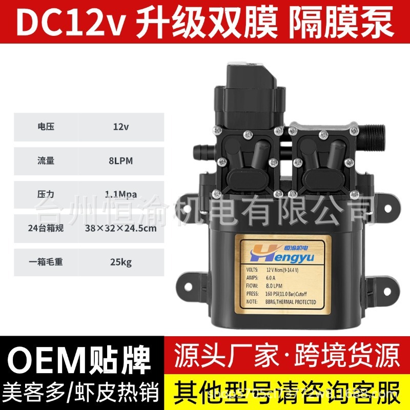 DC12V 噴霧器インテリジェントダイヤフラムポンプマイクロダイヤフラムポンプ DC 車洗浄ダイヤフラム圧力|undefined