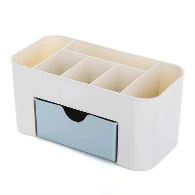 Multifunctional cosmetics storage box with drawer Creative desktop plastic household miscellaneous jewelry compartmentalization box