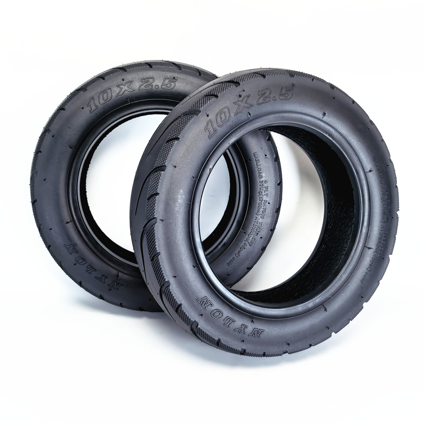 10X2.50 Tubeless Tire 10inch Electric Scooter Pneumatic Tire 10X2.5 Tubeless Tire Thickeneded Outer Tire Accessories