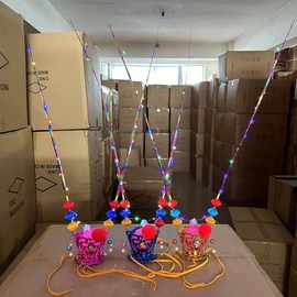 孙悟空发光紫金冠儿童悟空帽子 齐天大圣头冠 美猴发光紫金冠批发