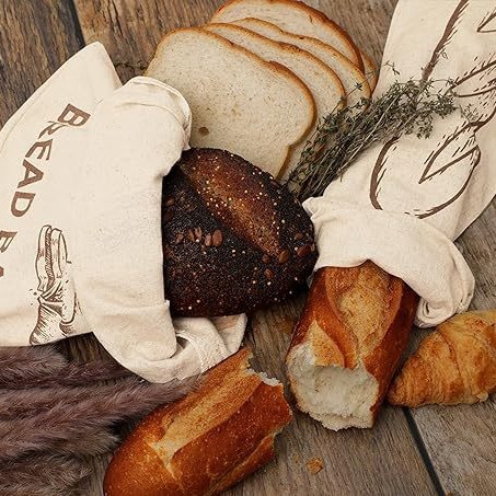 热卖易宸棉布抽绳束口面包袋 可重复使用法式长棍亚麻棉布面包袋