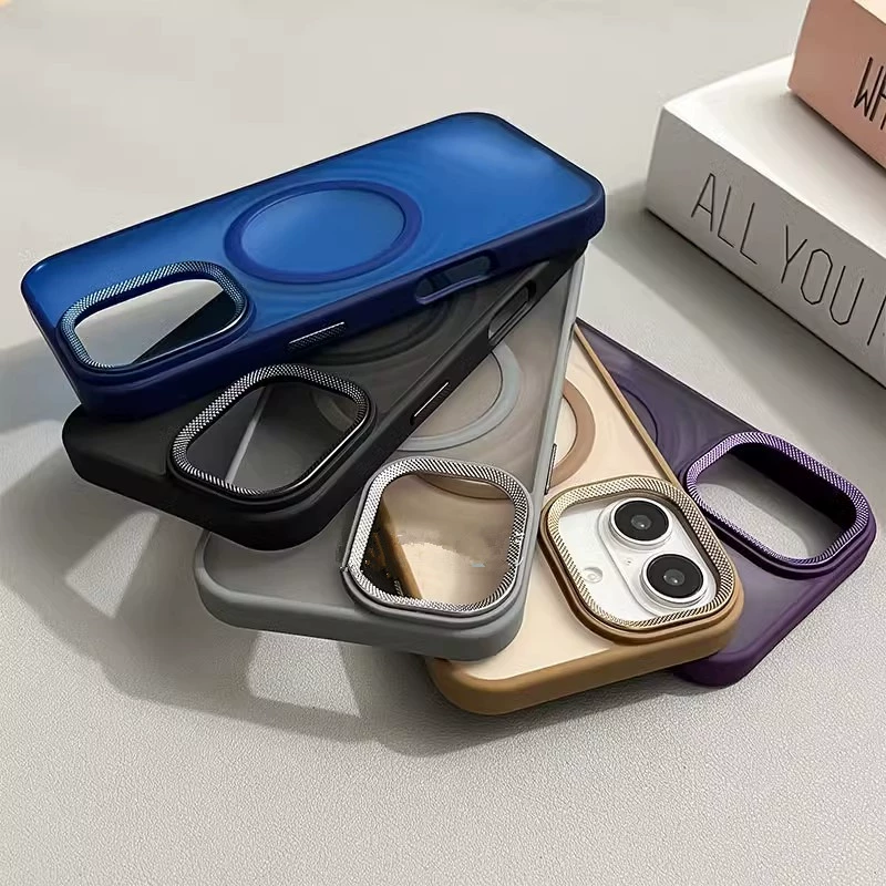 Apple, совместимый волнистый чехол для телефона, металлическая линза, iPhone 14, защитный чехол, iphone, 16promax