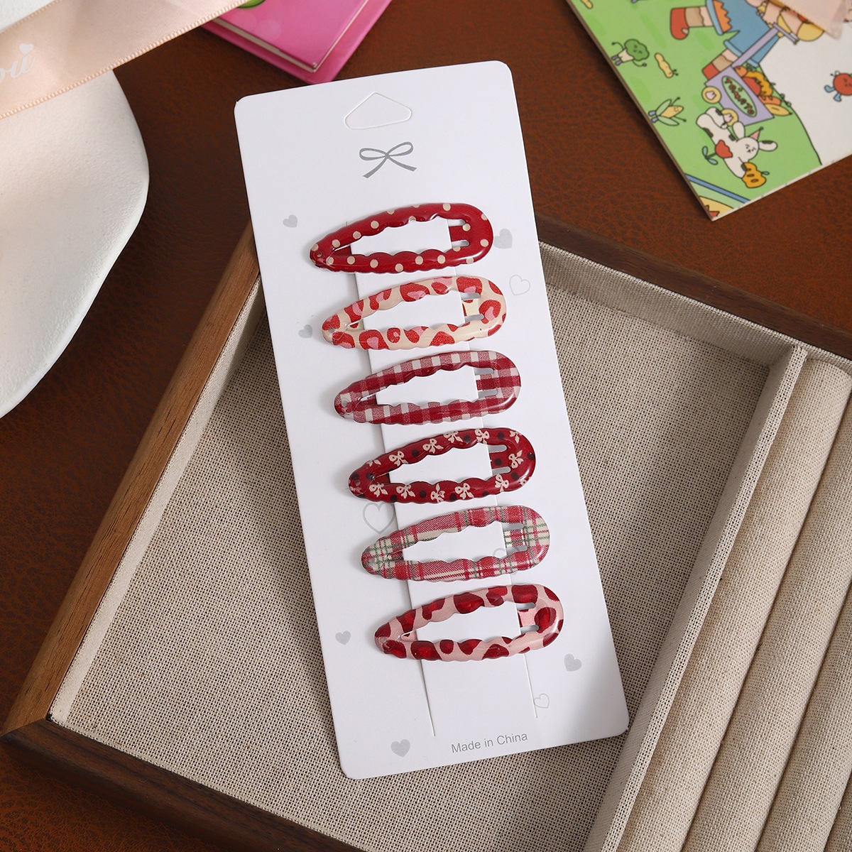 Wave droplets red model [6 pieces]