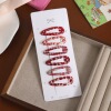 Wave droplets red model [6 pieces]